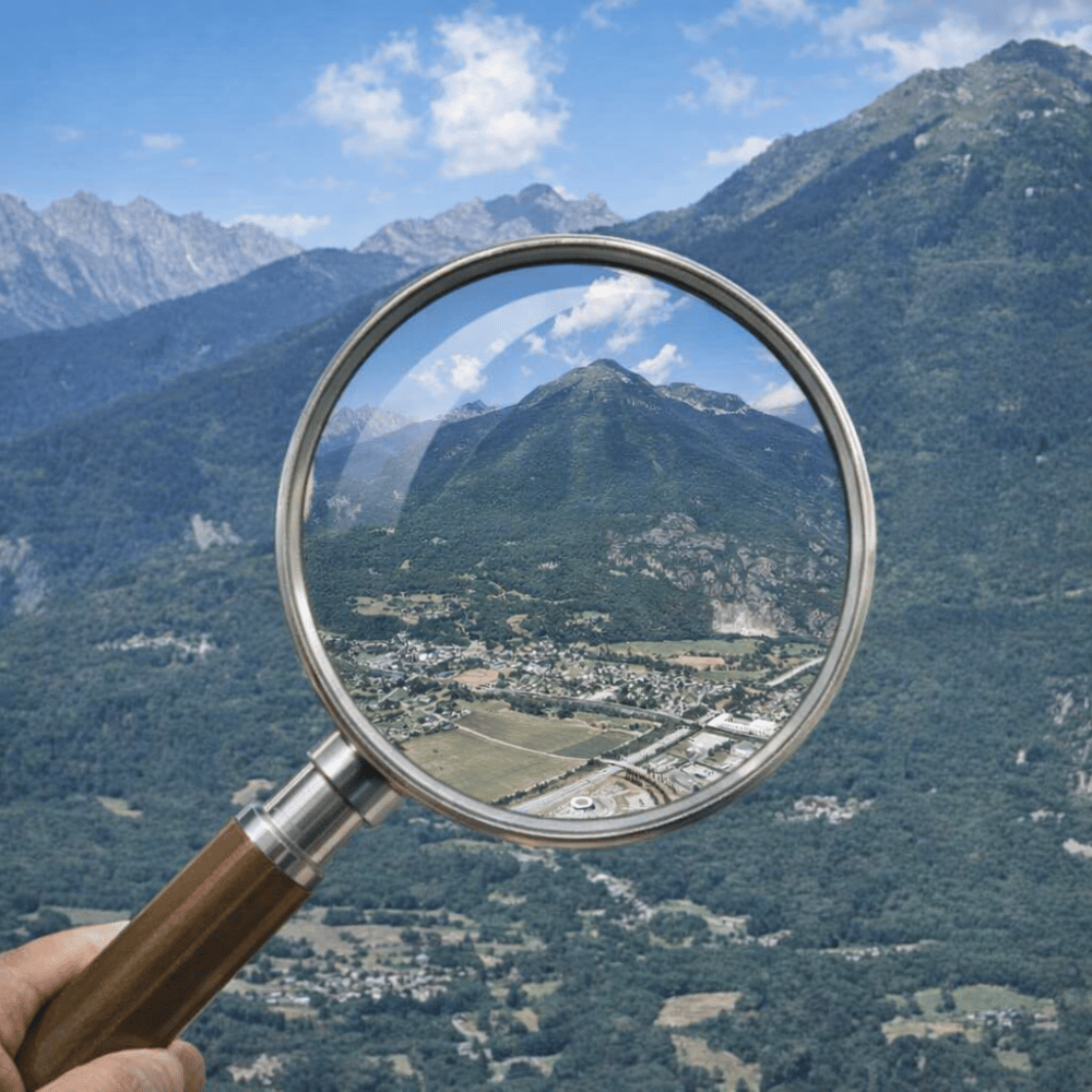 loupe sur la commune Paysage de Saint‑Étienne‑de‑Cuines